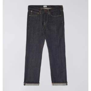 Edwin ED-47 Red Listed Selvage Denim - Blue Unwashed 3 Edwin ED-47 Red Listed Selvage Denim - Blue Unwashed