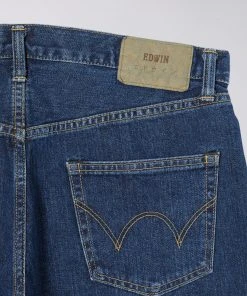 Edwin Regular Tapered ED-55 Yoshiko Left Hand Denim Blue akira wash