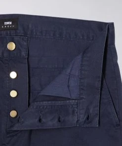 Edwin Edwin Regular Chino PFD Compact Twill Navy Blazer garment dyed Jeans