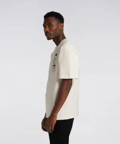 Edwin Hanadorobo Chest T-shirt Whisper White