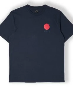 Edwin Navy Blazer Japanese Sun Short Sleeved T Shirt
