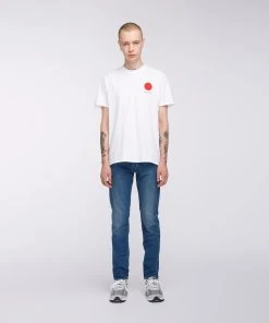 Edwin Japanese Sun T-Shirt White Garment Washed
