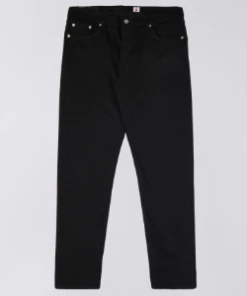 Edwin Regular Tapered Jeans - Black Rinsed