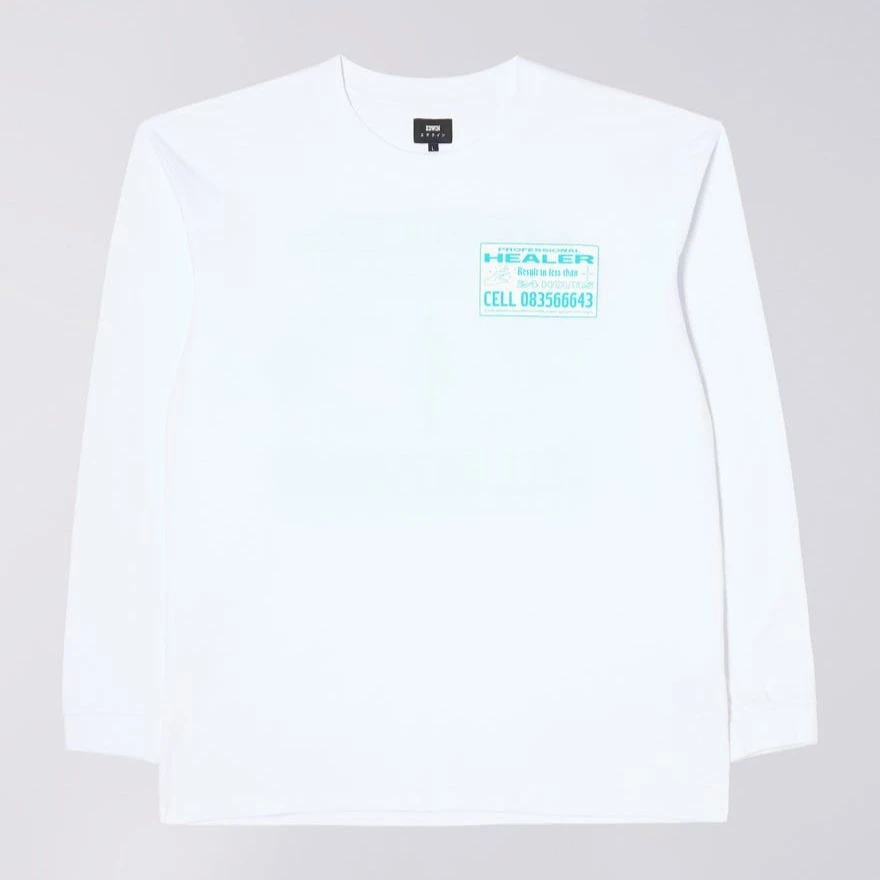 Edwin Pro Healer LS Tee White 3 Edwin Pro Healer LS Tee White