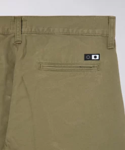 Edwin Edwin Regular Chino PFD Compact Twill Martini Olive garment dyed Jeans