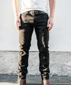 Edwin ED-55 CS Ayano Black Denim Black Overdyed