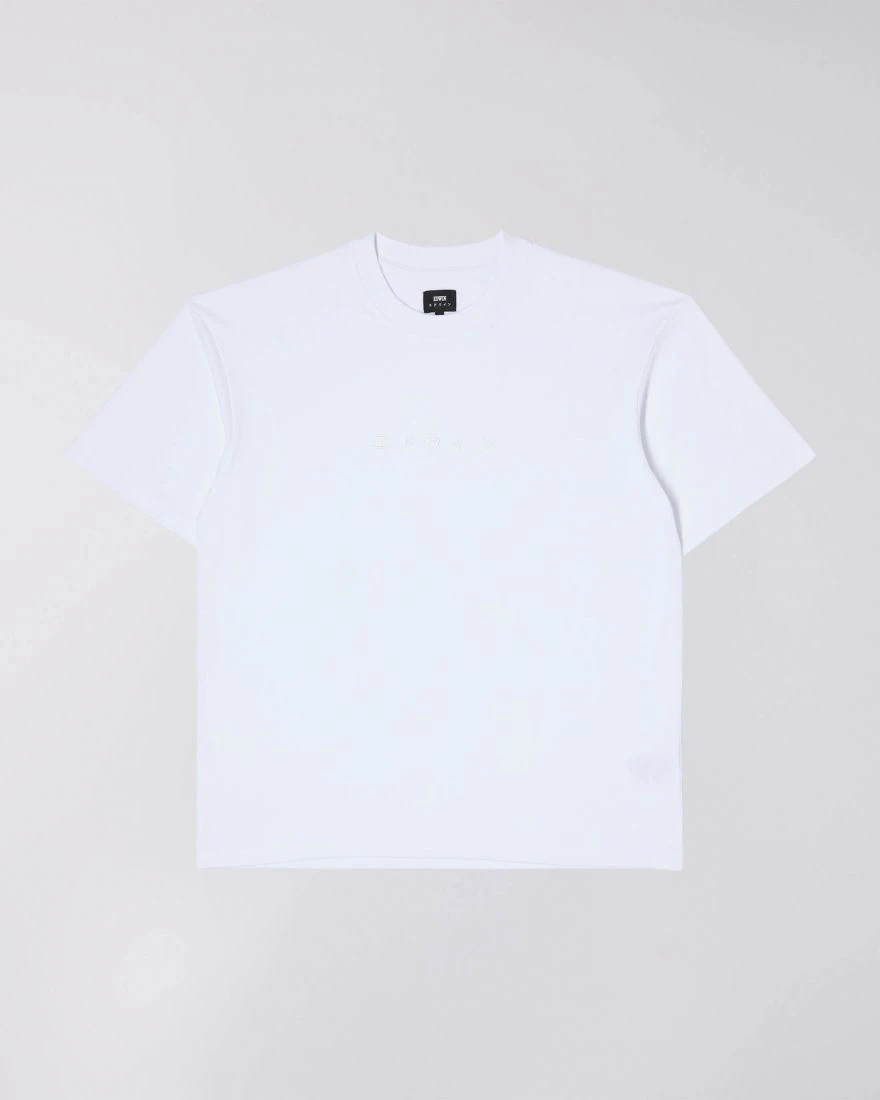 Edwin Katakana Emb T-Shirt - White 3 Edwin Katakana Emb T-Shirt - White