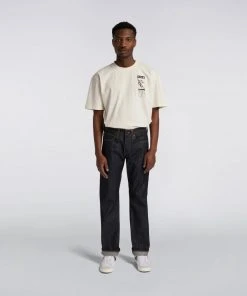 Edwin ED-47 Red Listed Selvage Denim - Blue Unwashed 16 Edwin ED-47 Red Listed Selvage Denim - Blue Unwashed