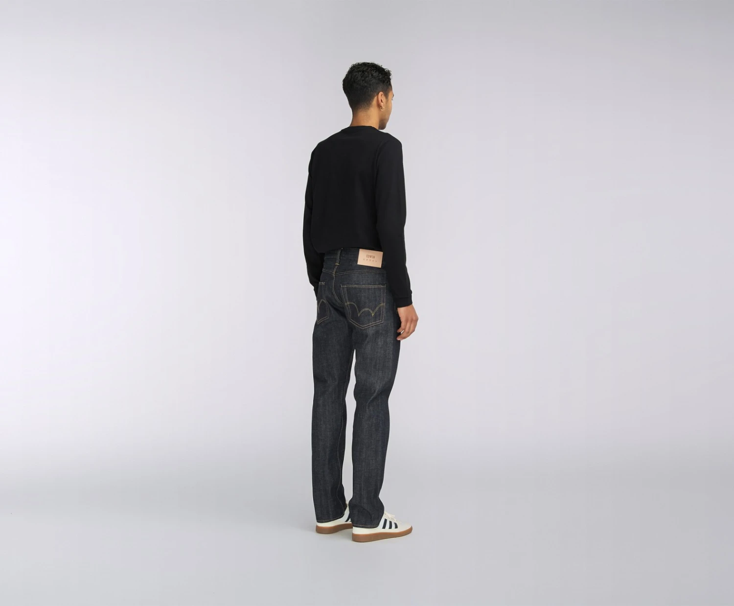 Edwin Edwin ED-55 Red Listed Selvedge Denim Blue Unwashed men 7 Edwin Edwin ED-55 Red Listed Selvedge Denim Blue Unwashed men