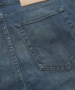 Edwin ED-85 Slim Tapered Drop Crotch CS Red Listed Blue Denim Mission Wash L32 10 Edwin ED-85 Slim Tapered Drop Crotch CS Red Listed Blue Denim Mission Wash L32