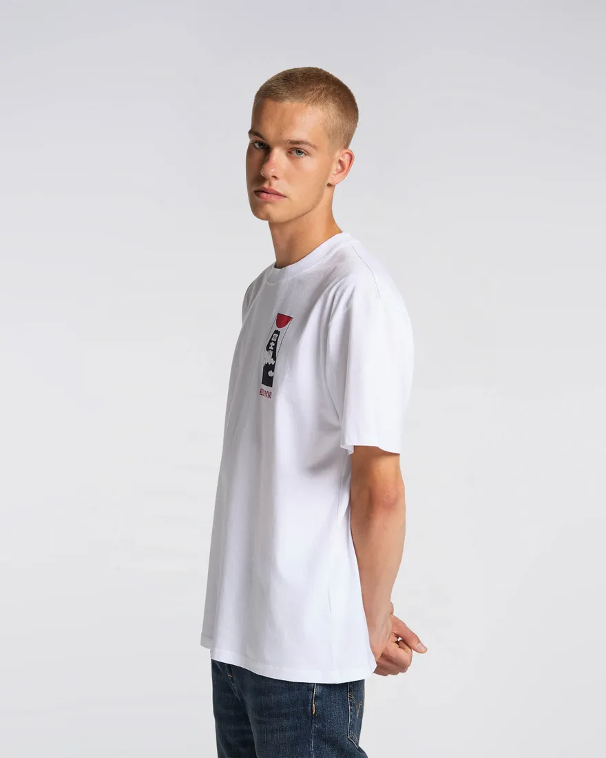 Edwin Cloudy T Shirt White 9 Edwin Cloudy T Shirt White