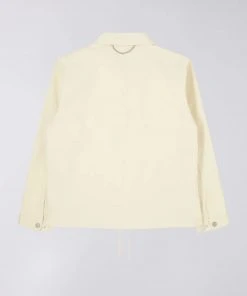 Edwin Kobe Coach Jacket Whisper White 16 Edwin Kobe Coach Jacket Whisper White