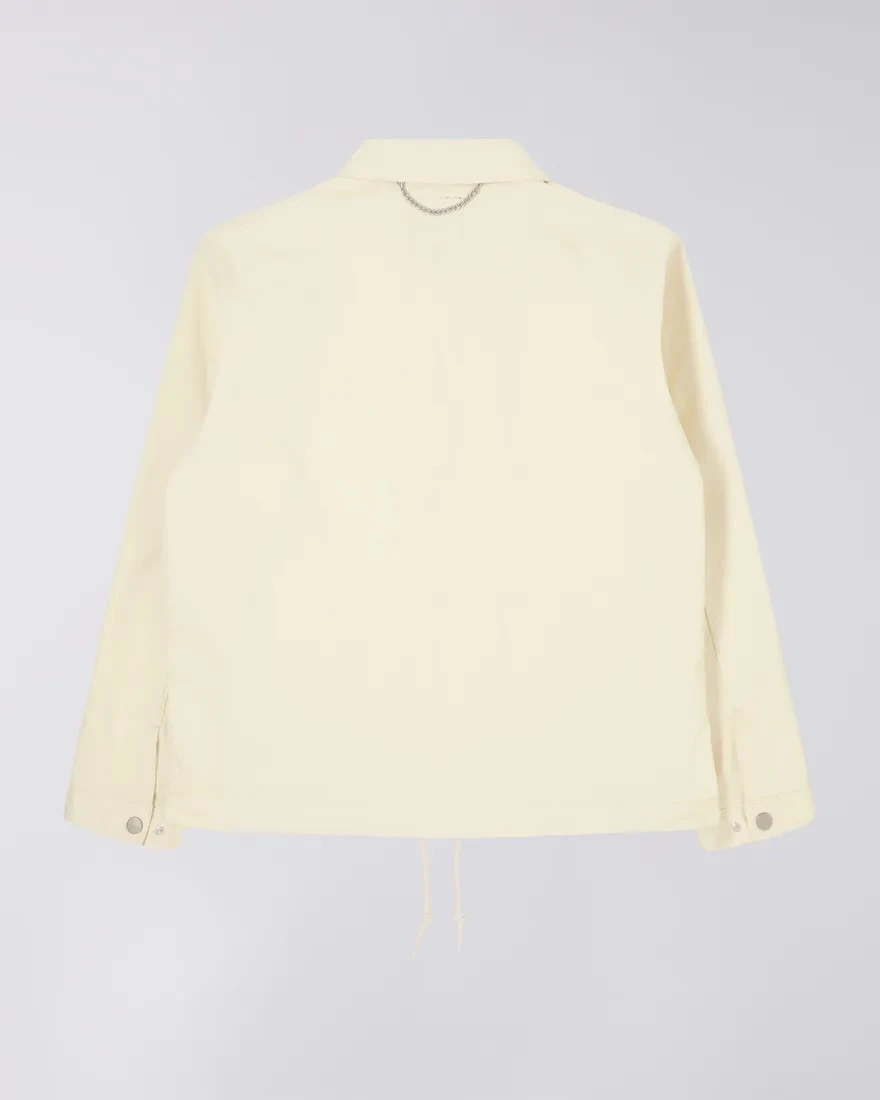 Edwin Kobe Coach Jacket Whisper White 8 Edwin Kobe Coach Jacket Whisper White