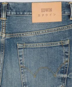 Edwin Ed 80 Tapered Jeans Blue Ariki Wash